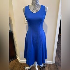 Tuxedo Wholesaler Concert Attire Choir Royal Blue Midi Size 6 Sleeveless Dress